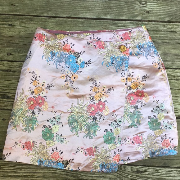 XSOLDX Urban Outfitters Sarina Silky Wrap Skirt - Picture 8 of 15